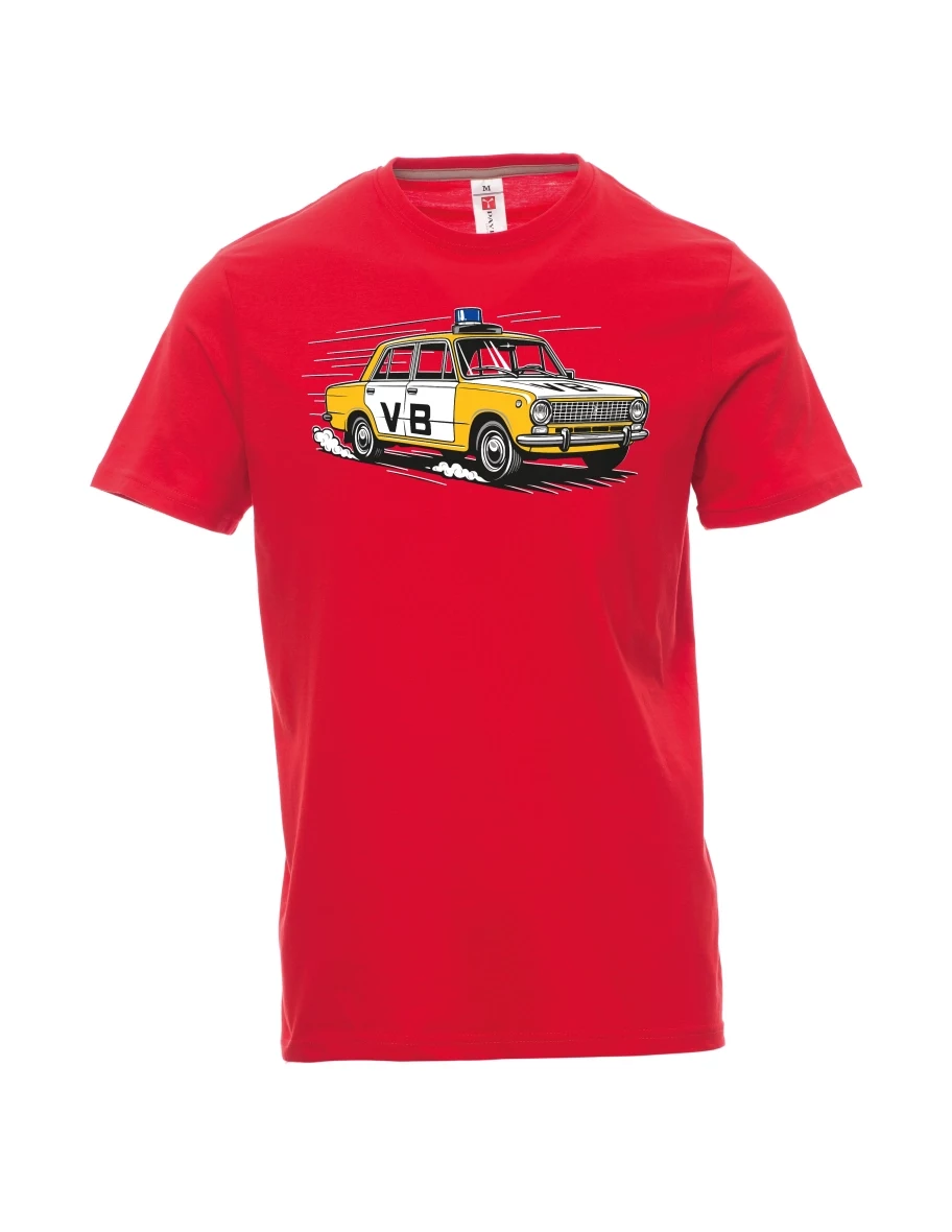Red men´s T-shirt Car VAZ 2101 VB