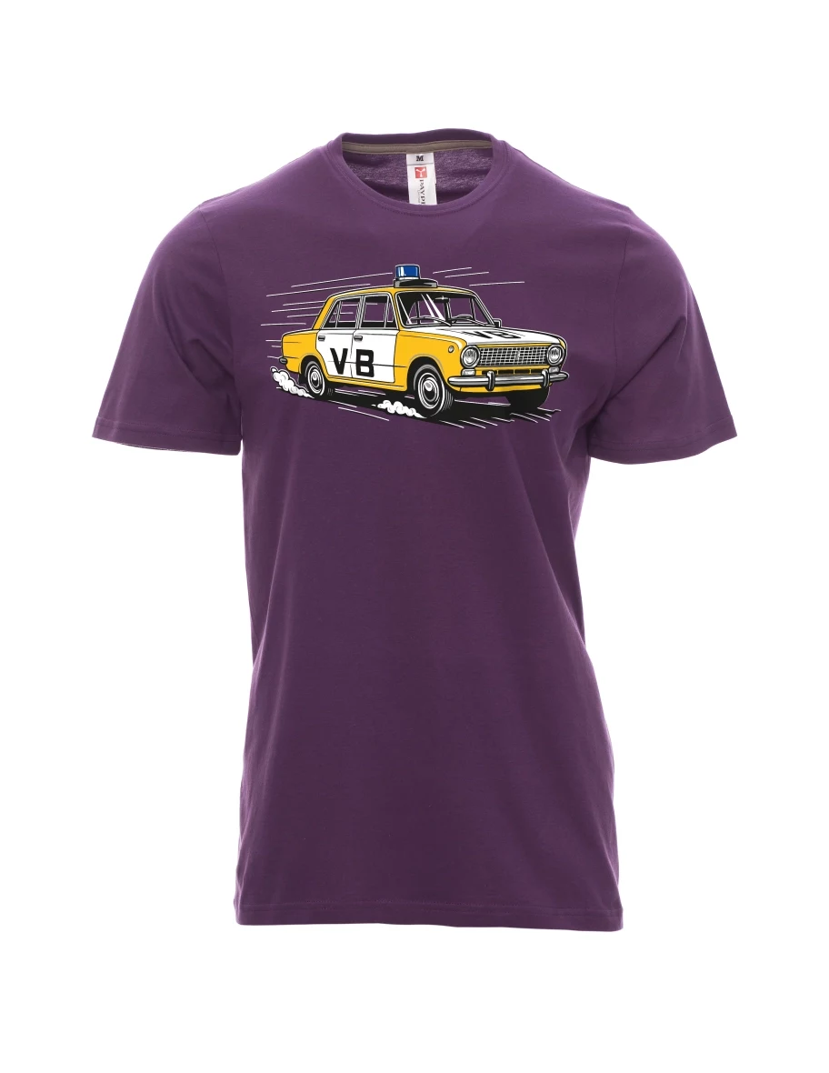 Purple men´s T-shirt Car VAZ 2101 VB