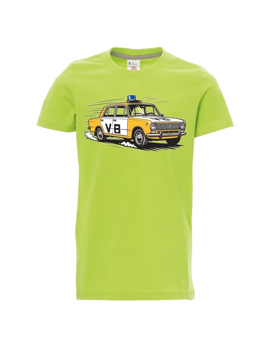 Light green children´s T-shirt Car VAZ 2101 VB