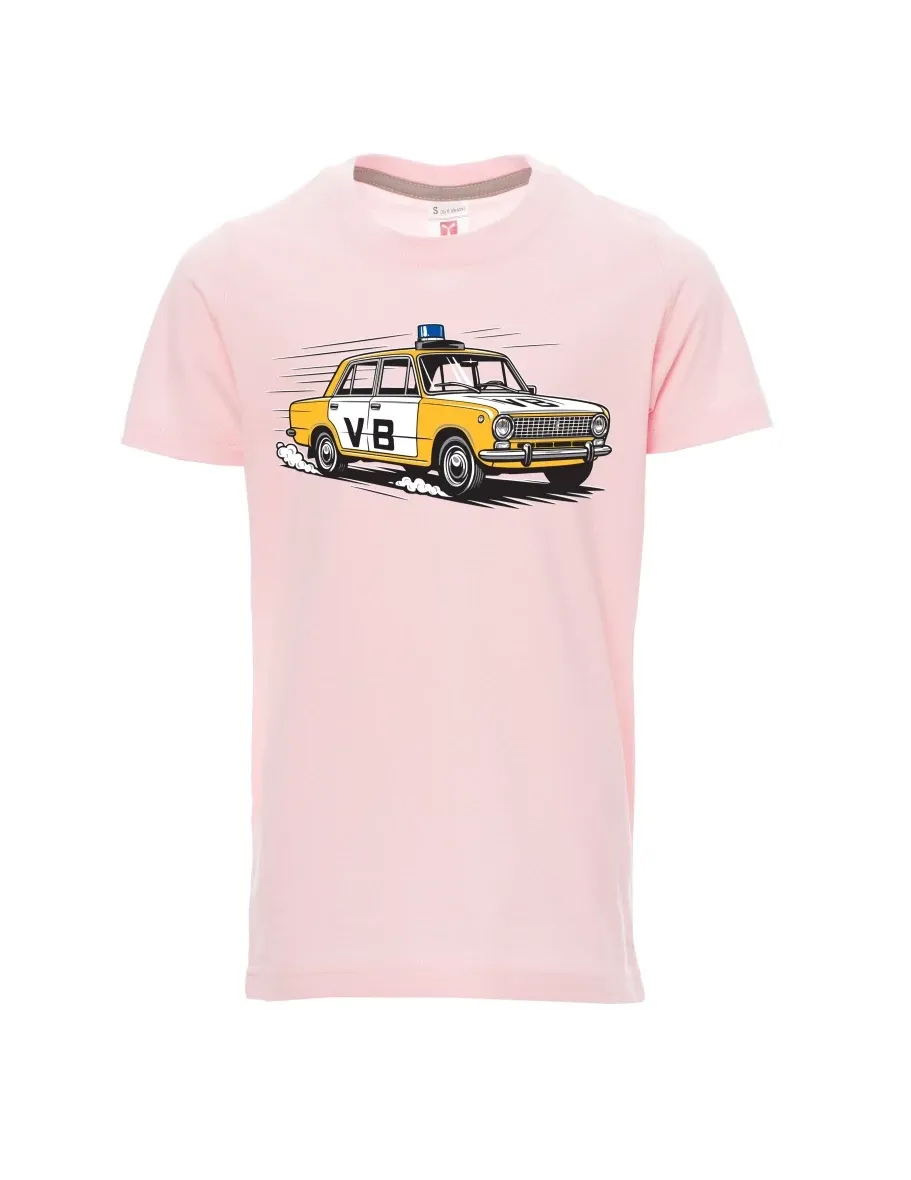 Light pink children´s T-shirt Car VAZ 2101 VB
