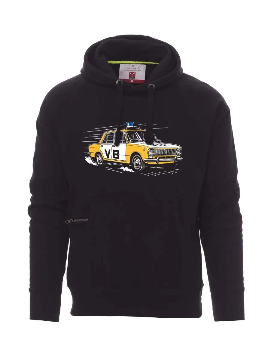 Black men´s sweatshirt Car VAZ 2101 VB