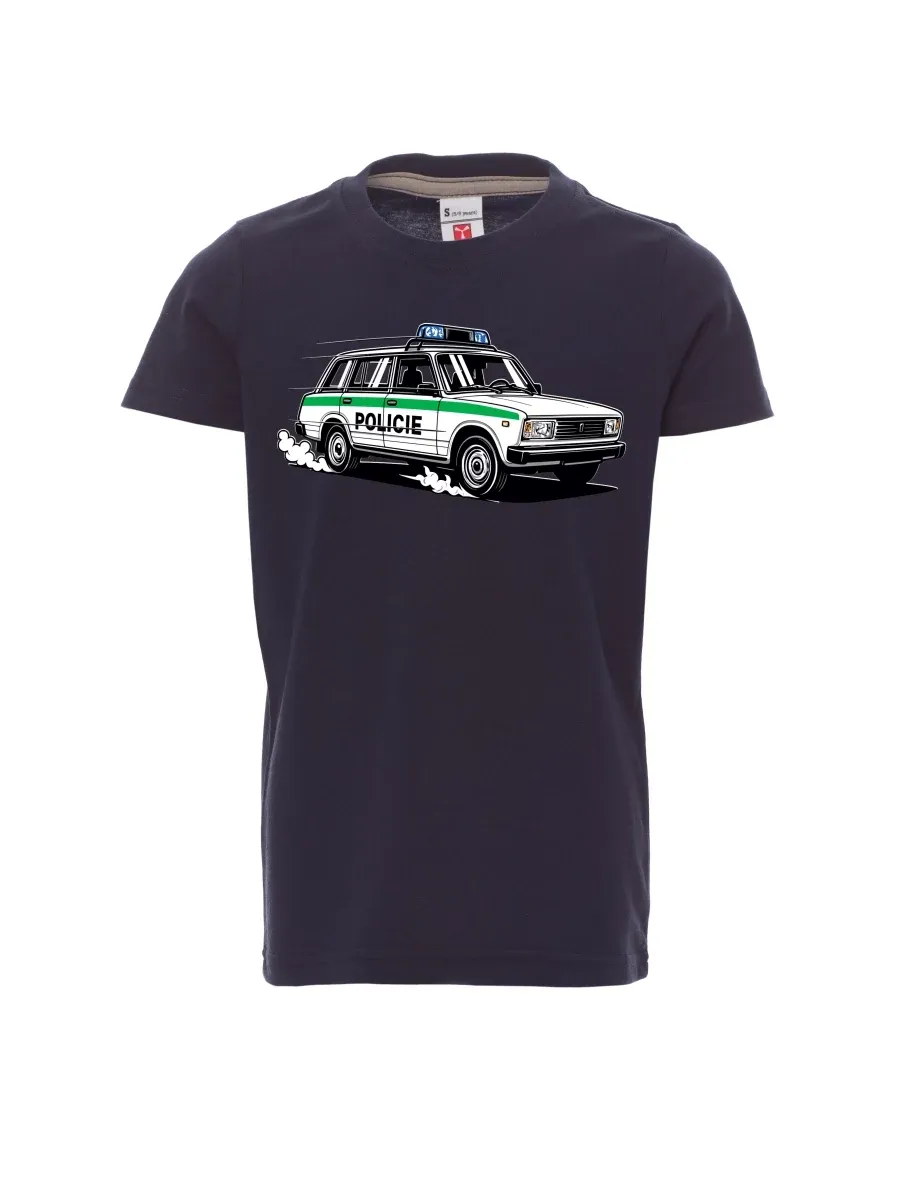 Navy children´s T-shirt Car VAZ 2104 POLICE