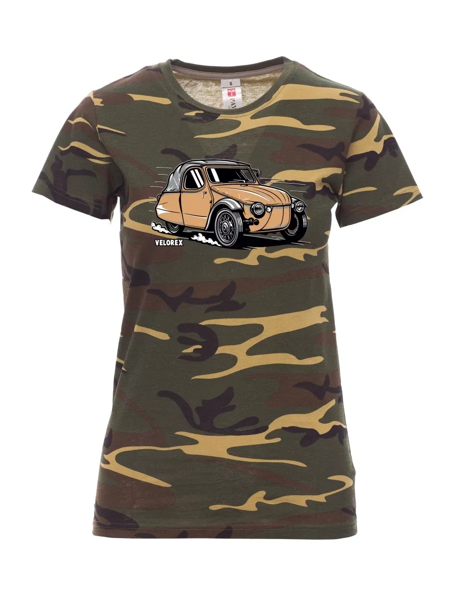 Camouflage women´s T-shirt Car Velorex