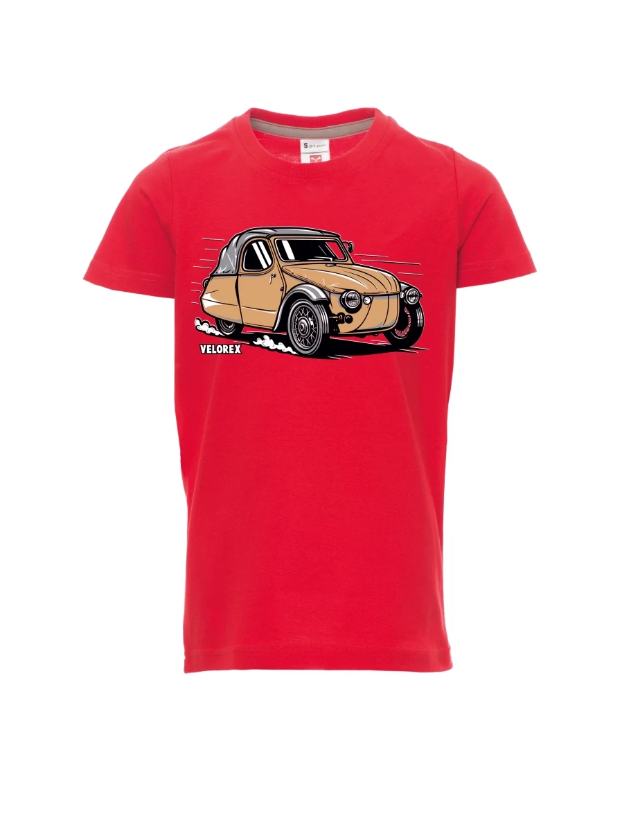 Red children´s T-shirt Car Velorex