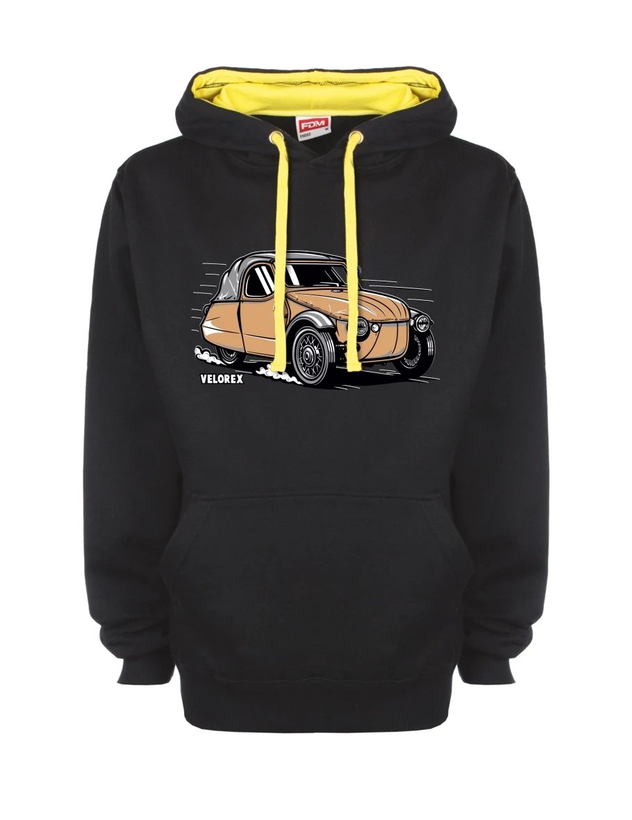 Yellow-black sweatshirt Car Velorex