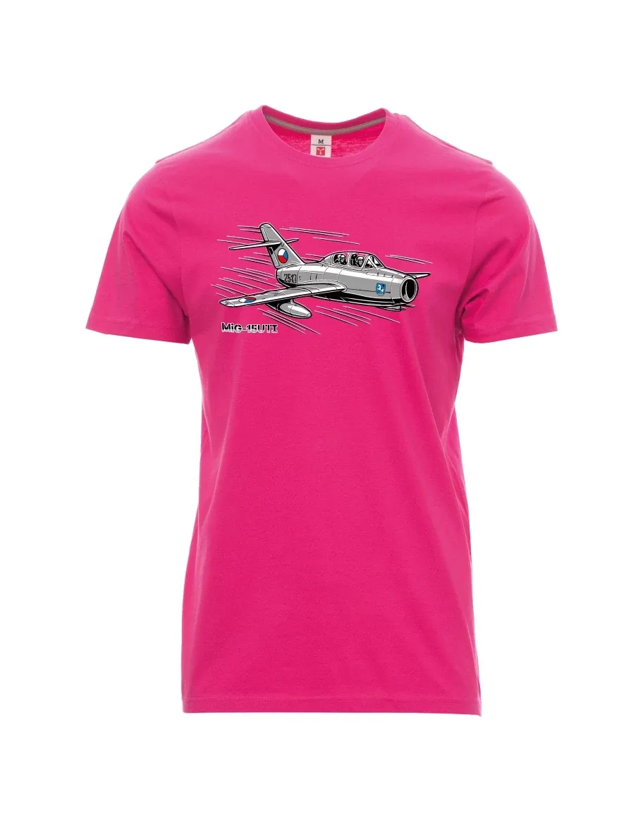 Pink men´s T-shirt Aircraft MiG-15UTI