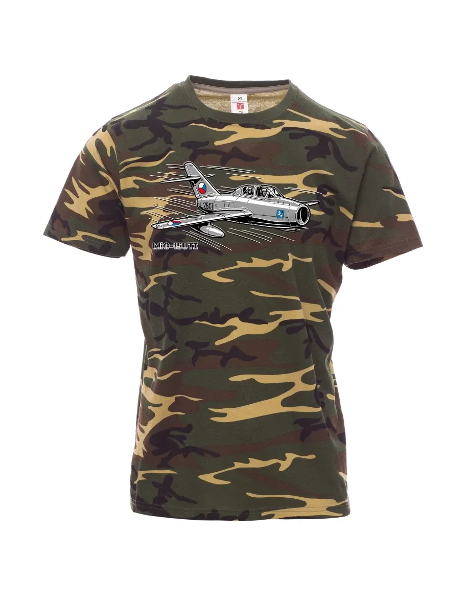Camouflage men´s T-shirt Aircraft MiG-15UTI