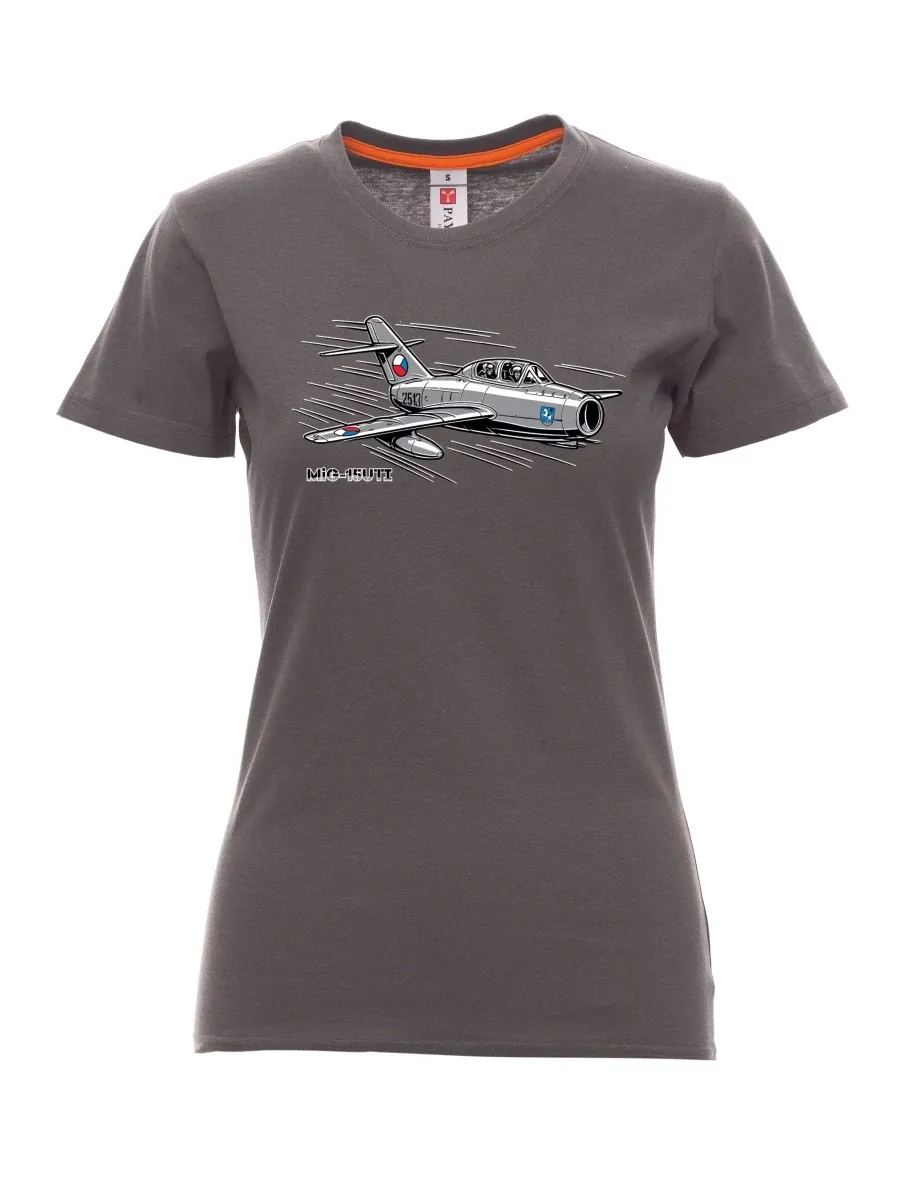 Smoke women´s T-shirt Aircraft MiG-15UTI