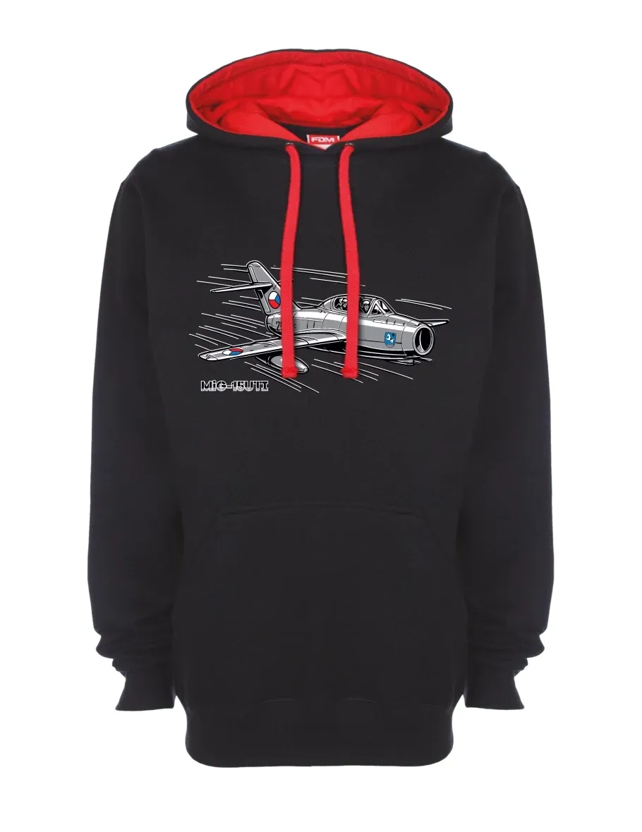 Red-black sweatshirt Aircraft MiG-15UTI