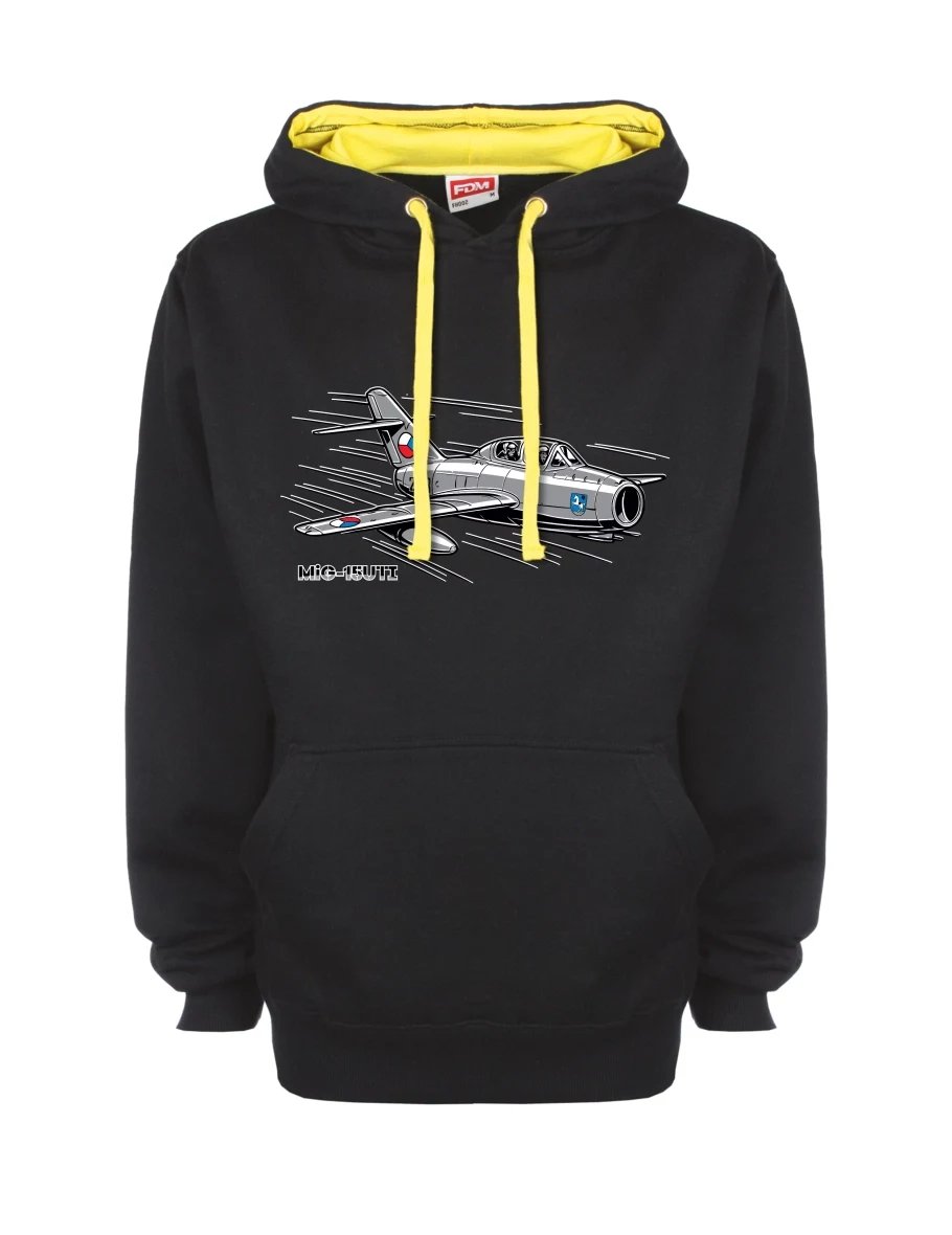 Yellow-black sweatshirt Aircraft MiG-15UTI
