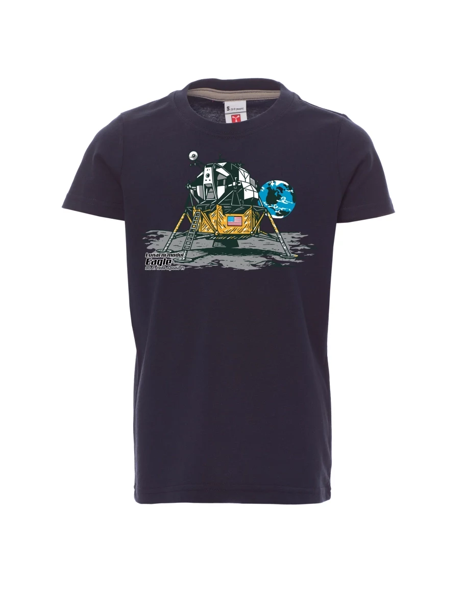 Navy children´s T-shirt Lunar Module Eagle