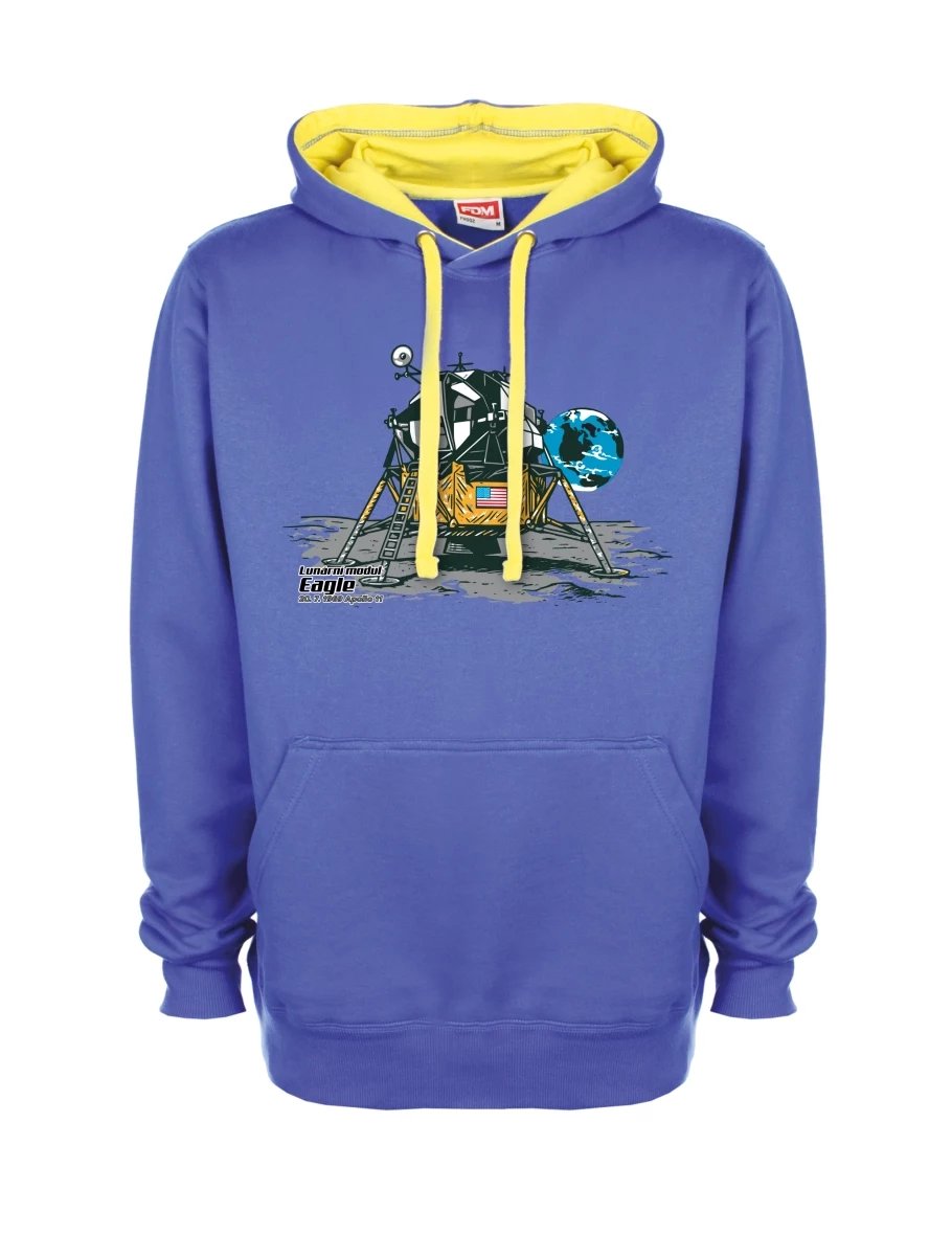 Yellow-blue sweatshirt Lunar Module Eagle