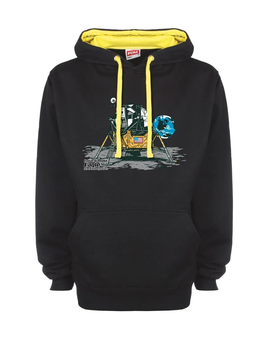 Yellow-black sweatshirt Lunar Module Eagle