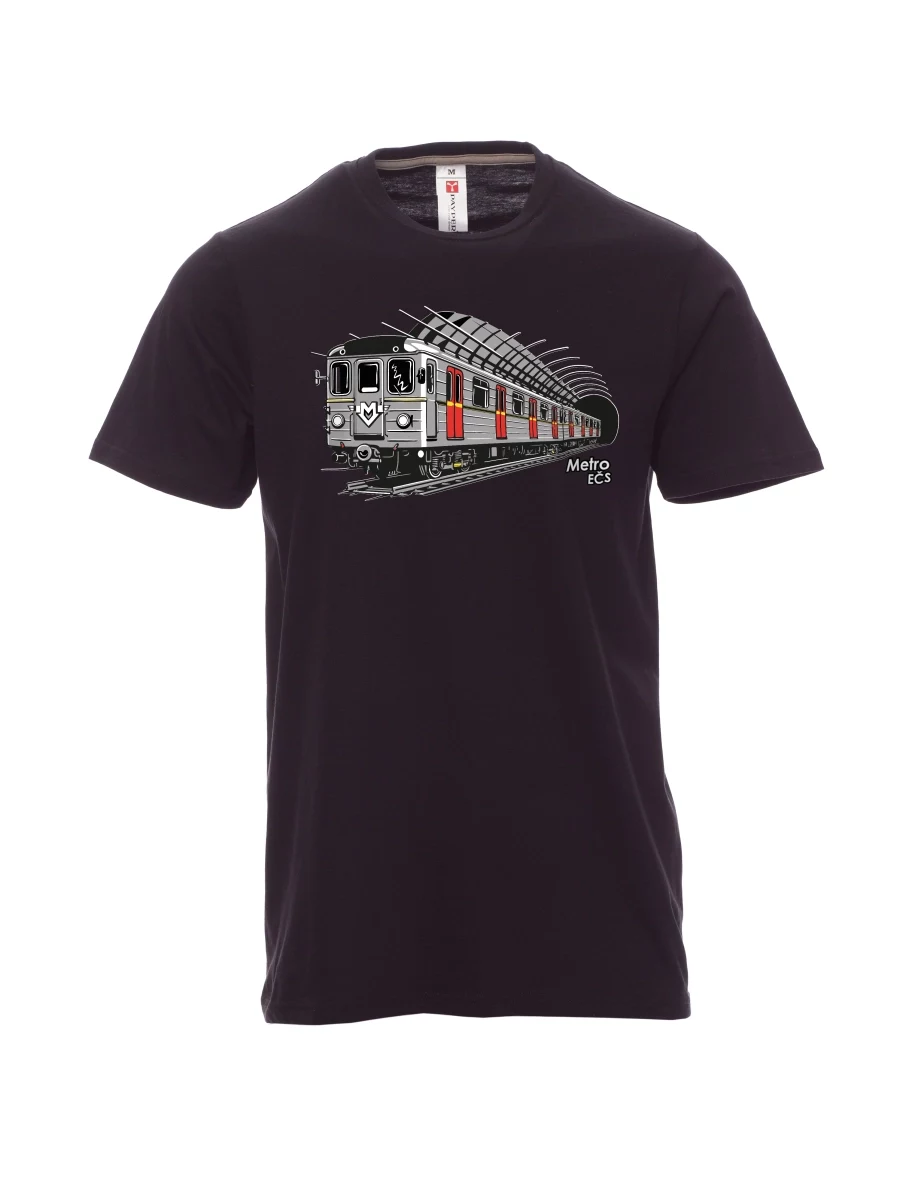 Black men´s T-shirt Metro EČS