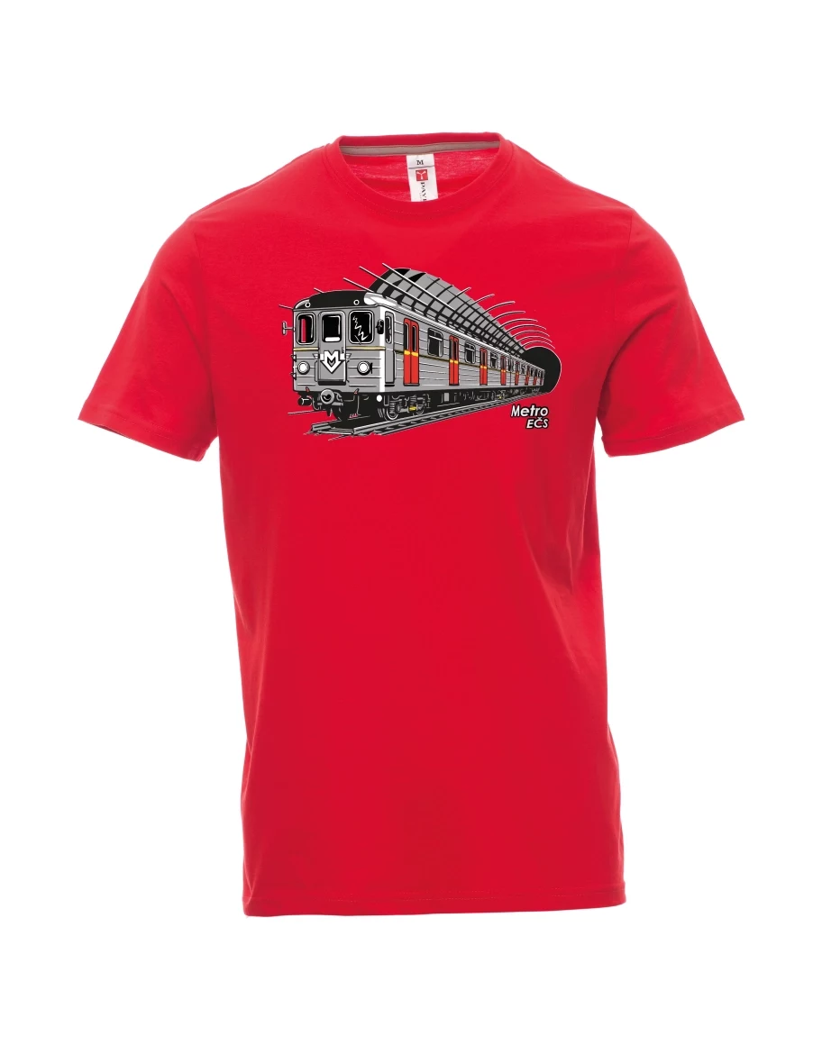 Red men´s T-shirt Metro EČS