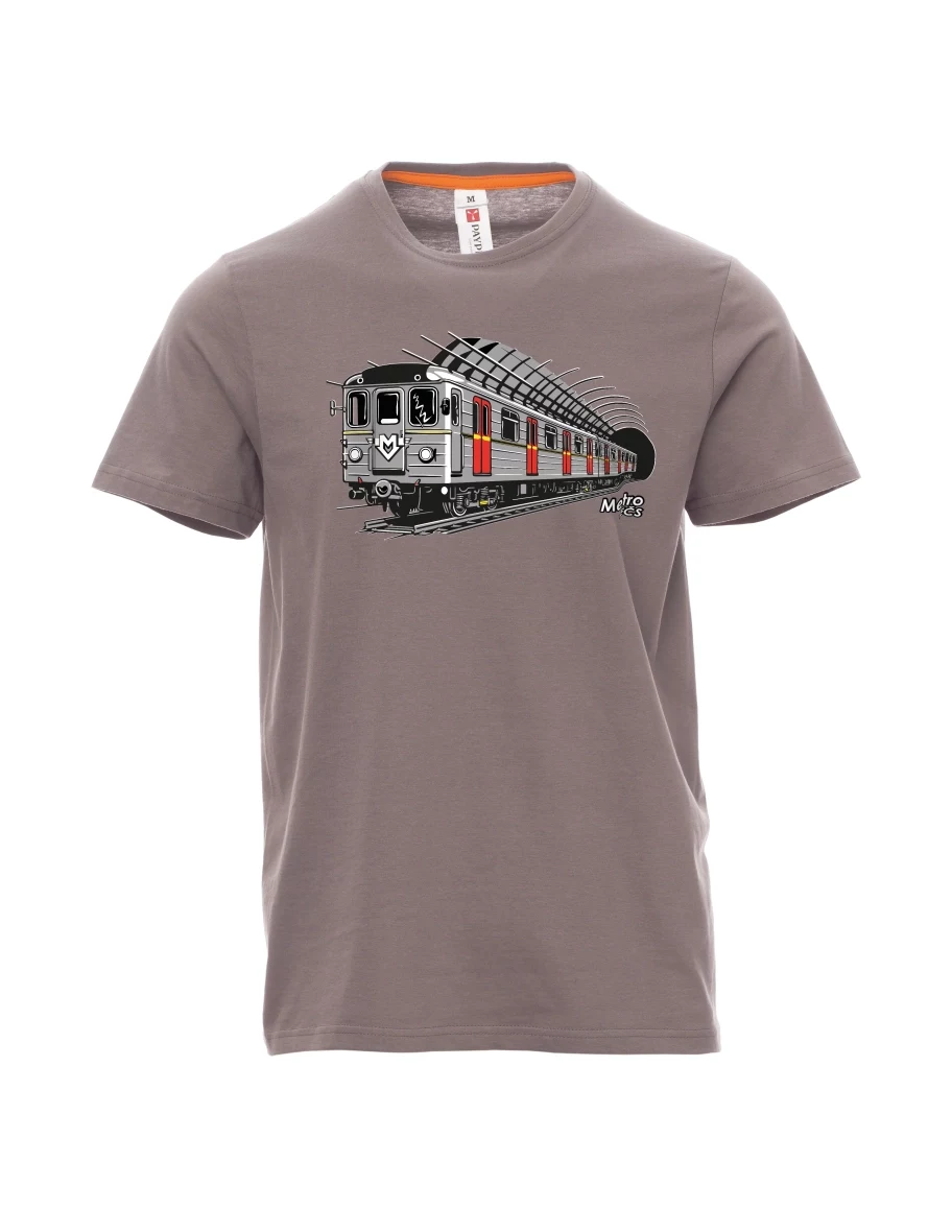 Steel gray men´s T-shirt Metro EČS