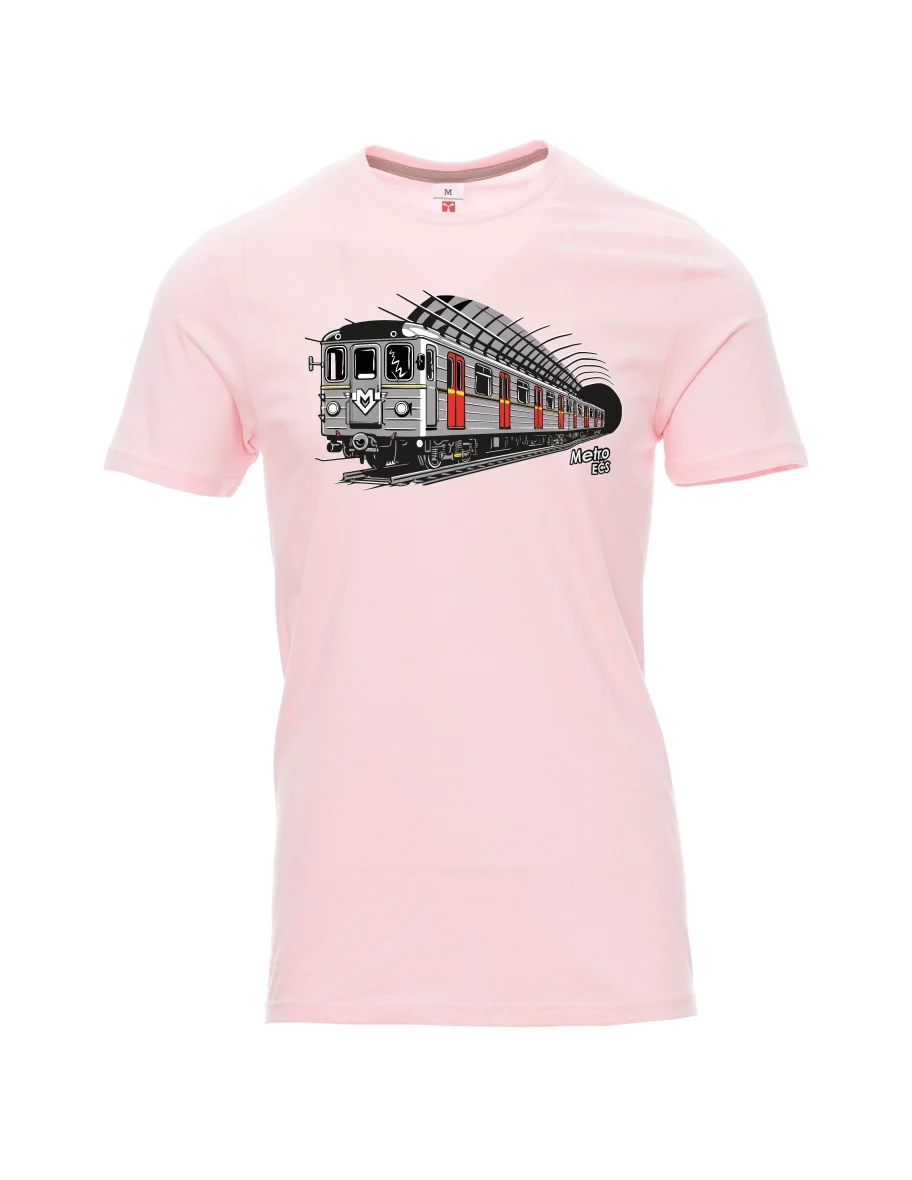 Light pink men´s T-shirt Metro EČS