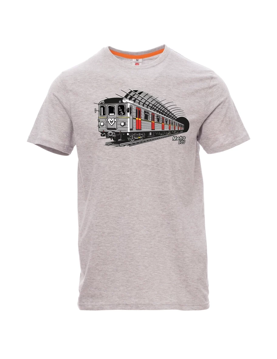 Gray melange men´s T-shirt Metro EČS