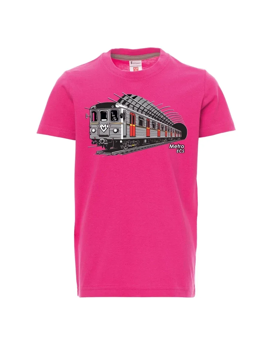 Pink children´s T-shirt Metro EČS