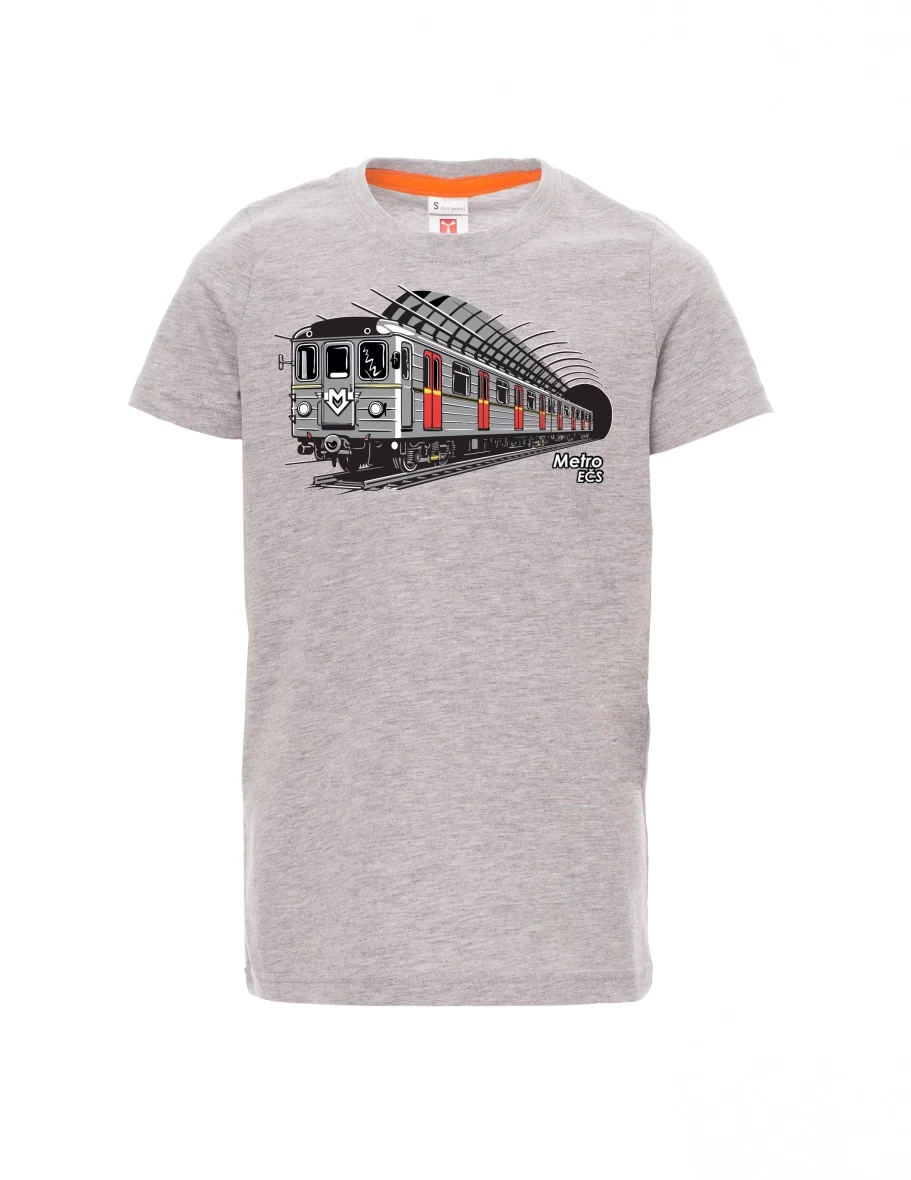 Grey melange children´s T-shirt Metro EČS
