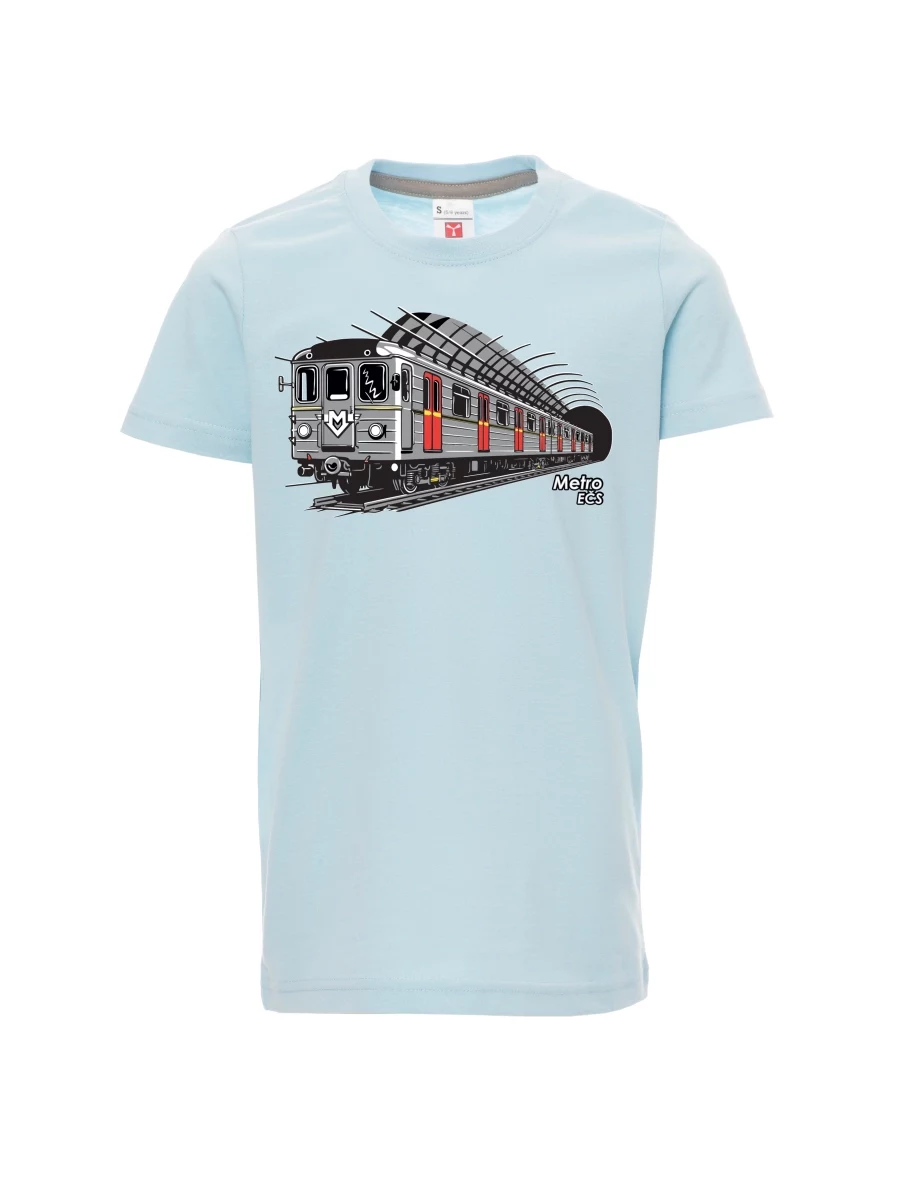 Pale blue children´s T-shirt Metro EČS