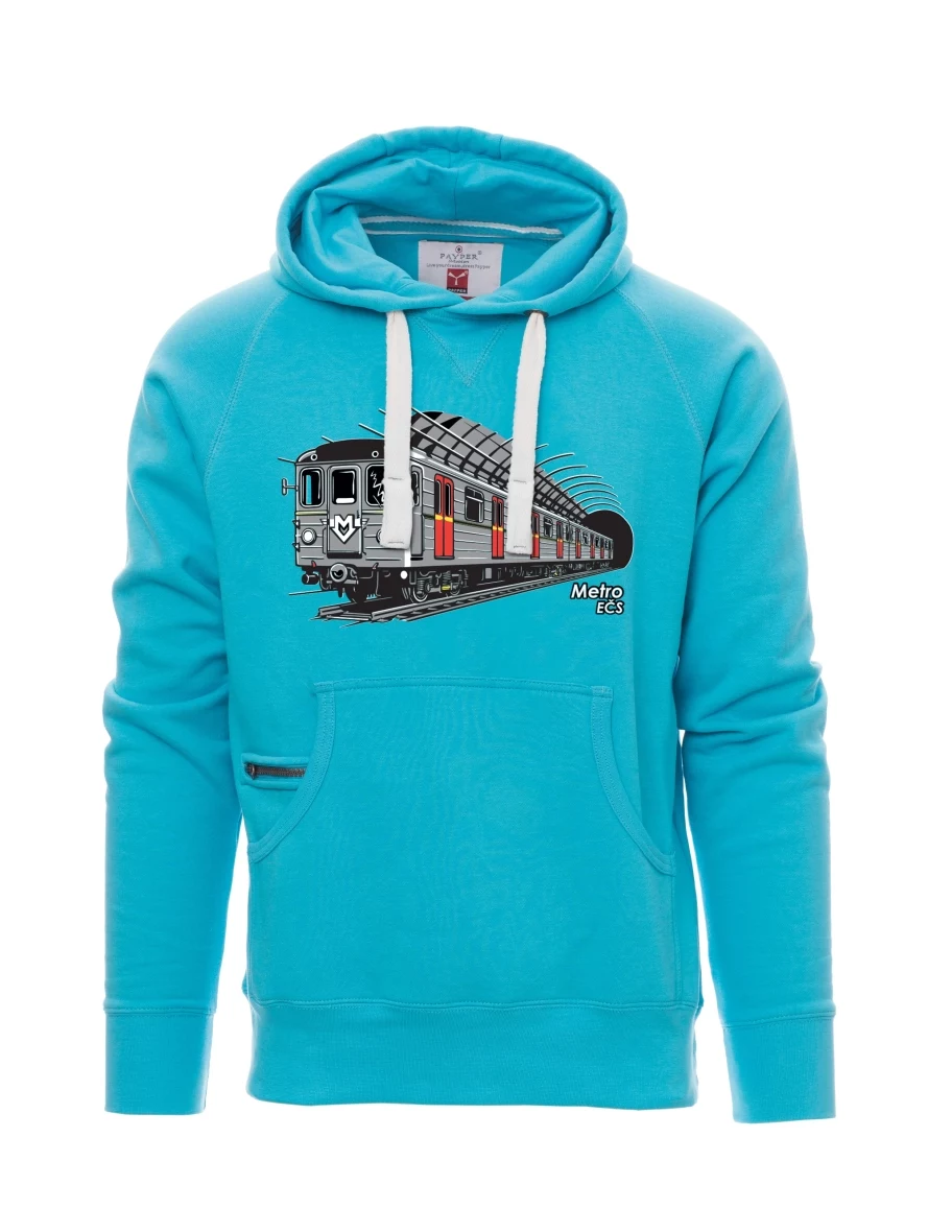 Light blue men´s sweatshirt Metro EČS