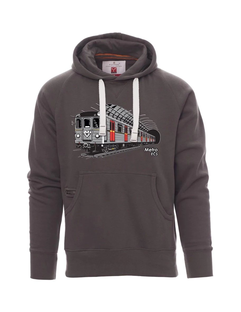 Grey men´s sweatshirt Metro EČS