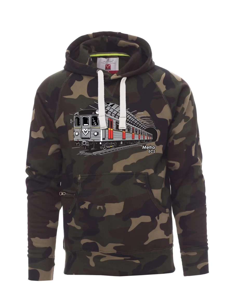 Camouflage men´s sweatshirt Metro EČS