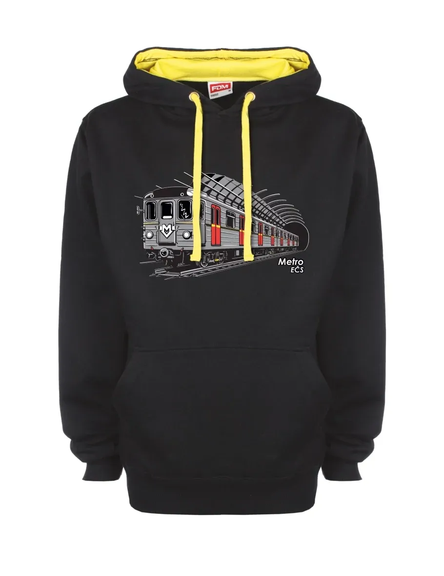 Yellow-black sweatshirt Metro EČS