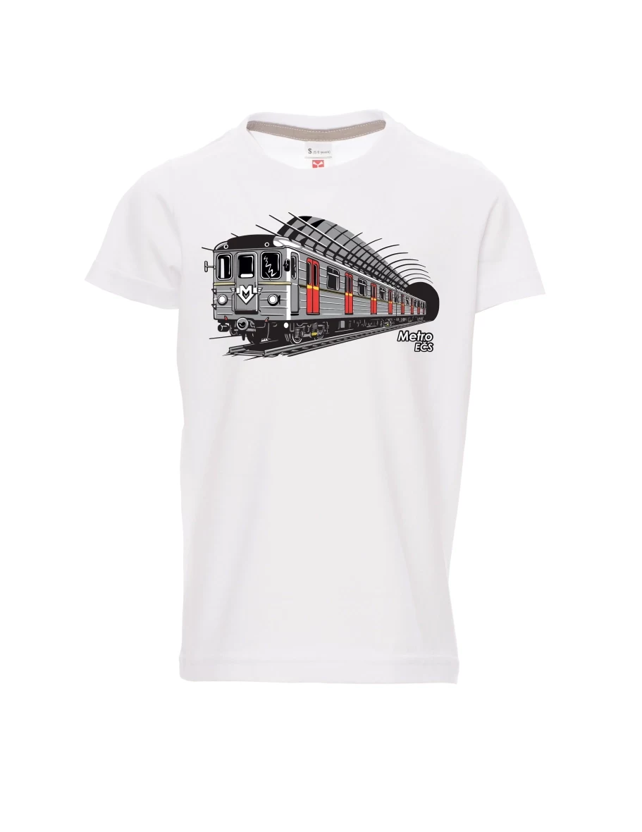 White children´s T-shirt Metro EČS