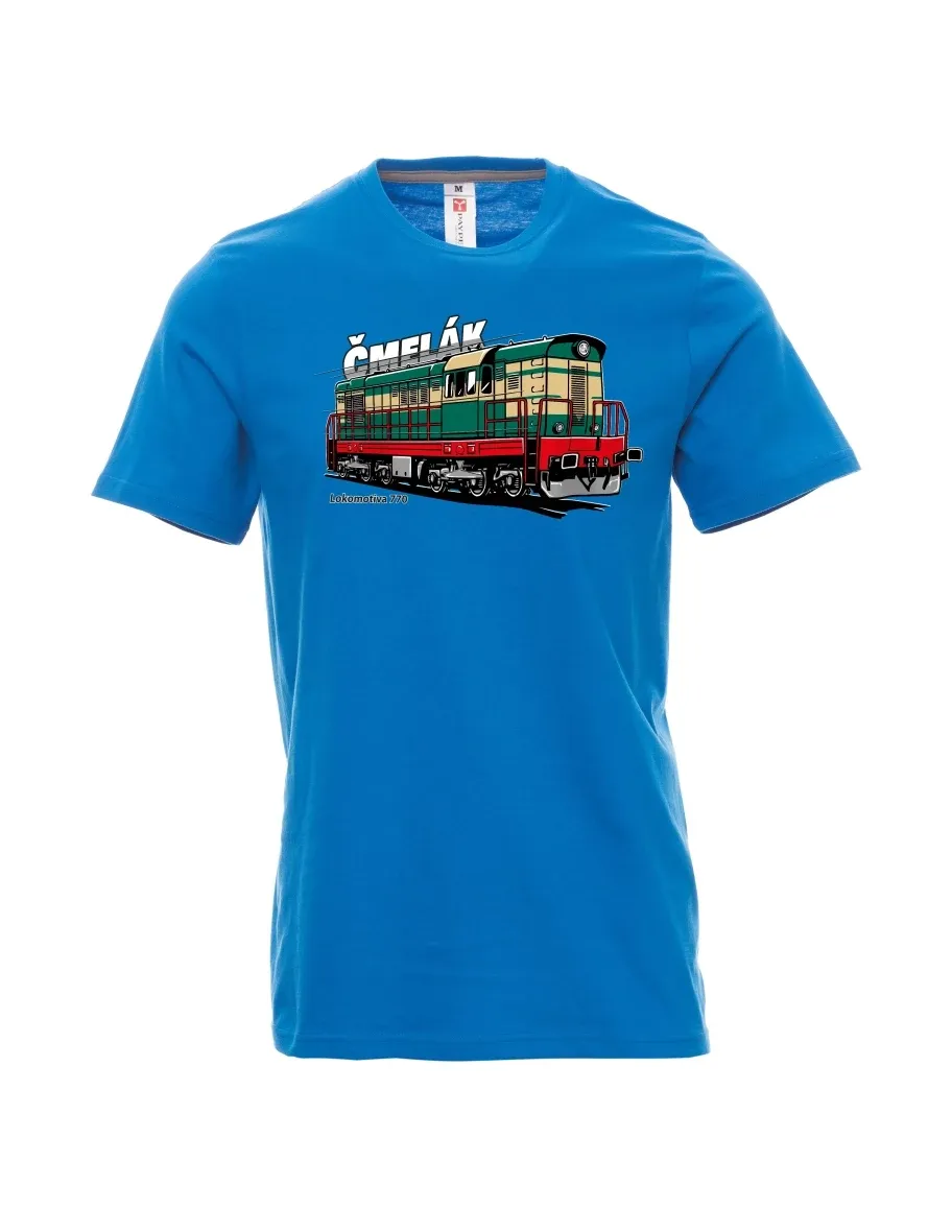 Light blue men´s T-shirt Locomotive 770 “Čmelák”