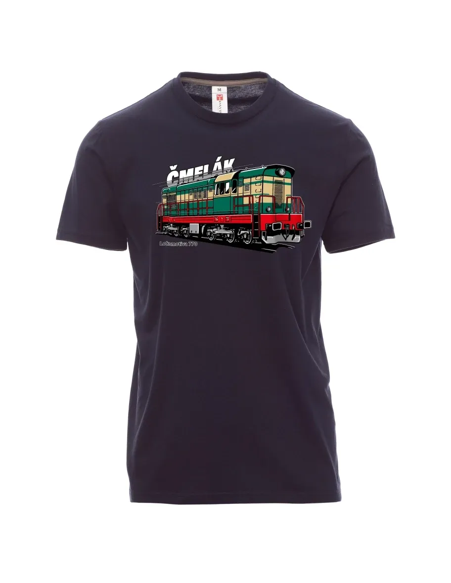 Navy men´s T-shirt Locomotive 770 “Čmelák”