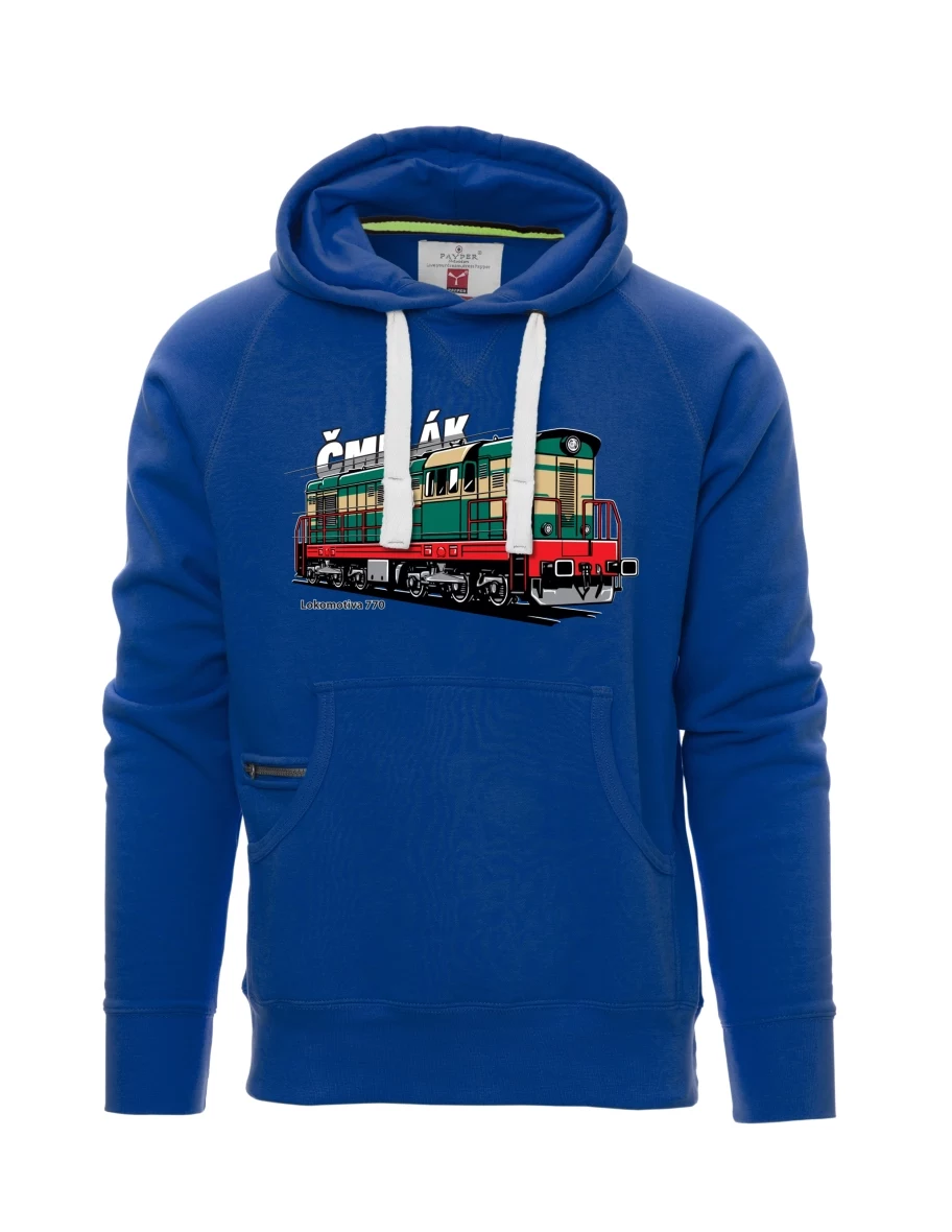 Blue men´s sweatshirt Locomotive 770 “Čmelák”
