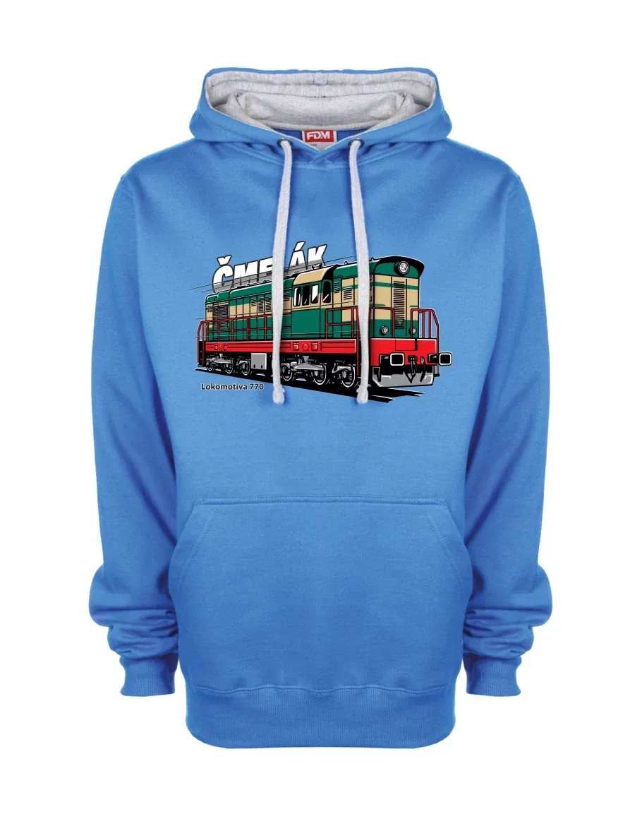 Grey-blue sweatshirt Locomotive 770 “Čmelák”