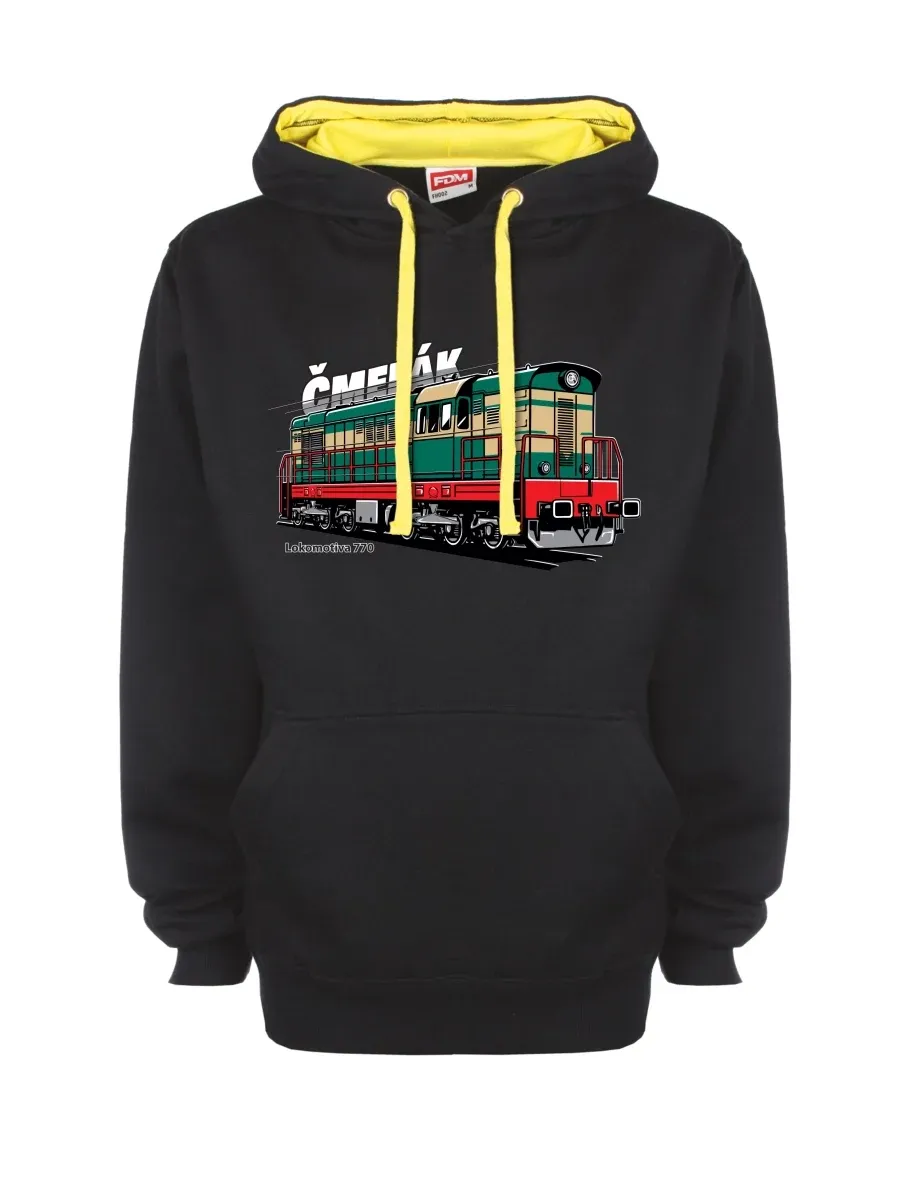 Yellow-black sweatshirt Locomotive 770 “Čmelák”