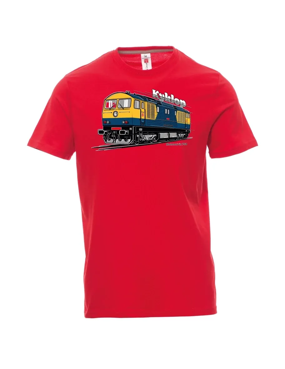 Red men´s T-shirt Railcar 759 “Kyklop”