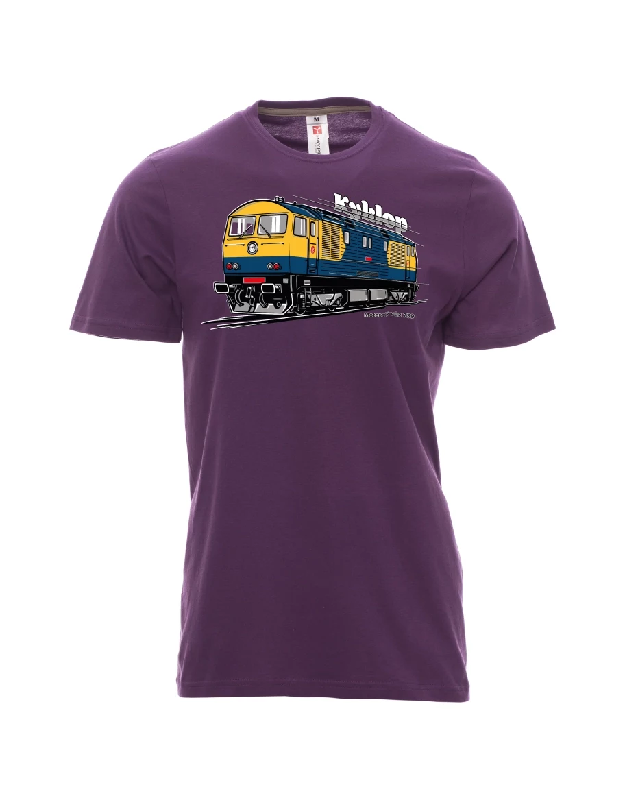 Purple men´s T-shirt Railcar 759 “Kyklop”