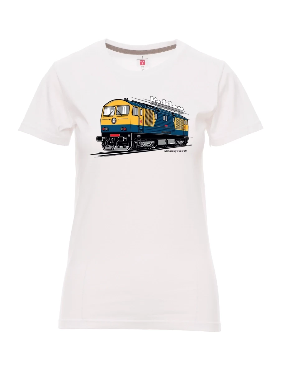 White women´s T-shirt Railcar 759 “Kyklop”