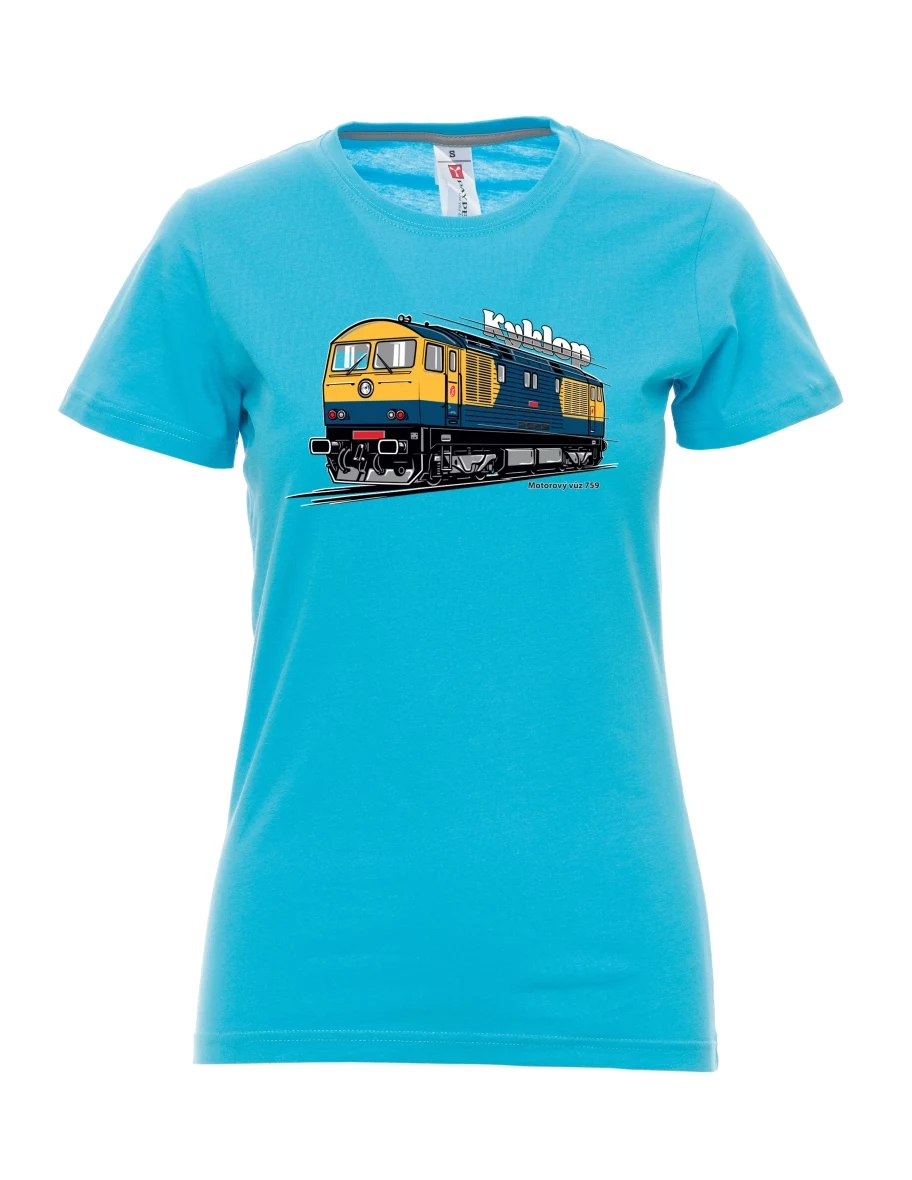 Reef blue women´s T-shirt Railcar 759 “Kyklop”