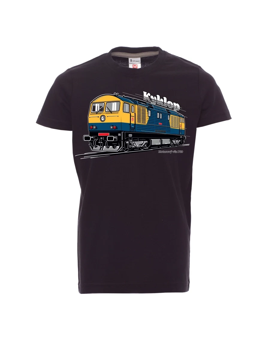 Black children´s T-shirt Railcar 759 “Kyklop”