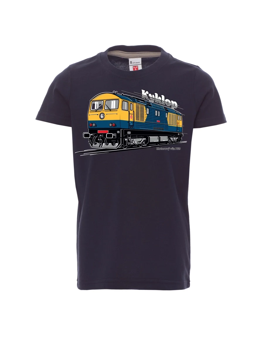 Navy children´s T-shirt Railcar 759 “Kyklop”