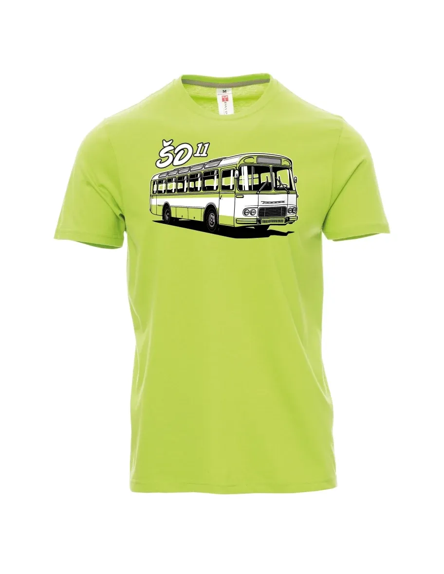 Light green men´s T-shirt Bus ŠD 11
