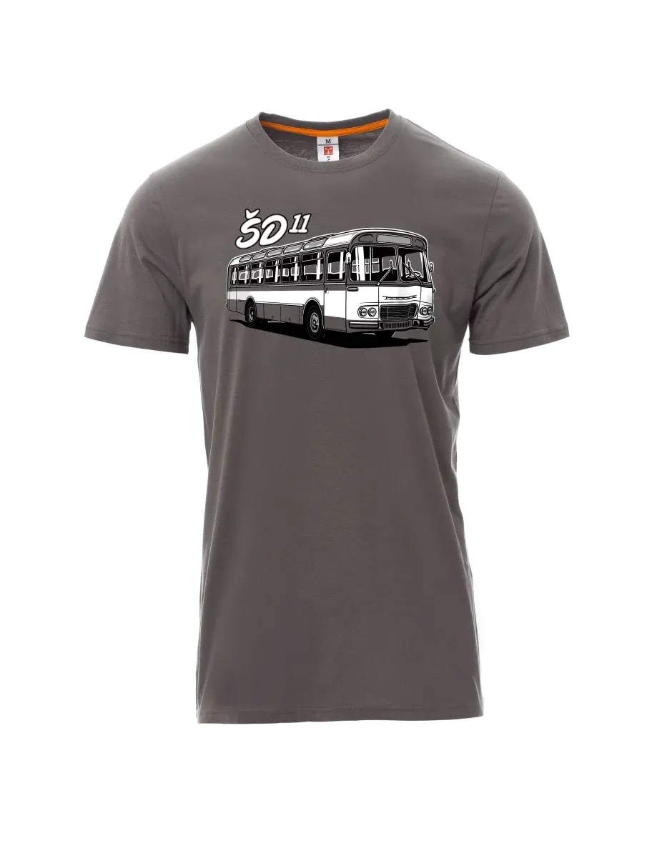 Grey men´s T-shirt Bus ŠD 11
