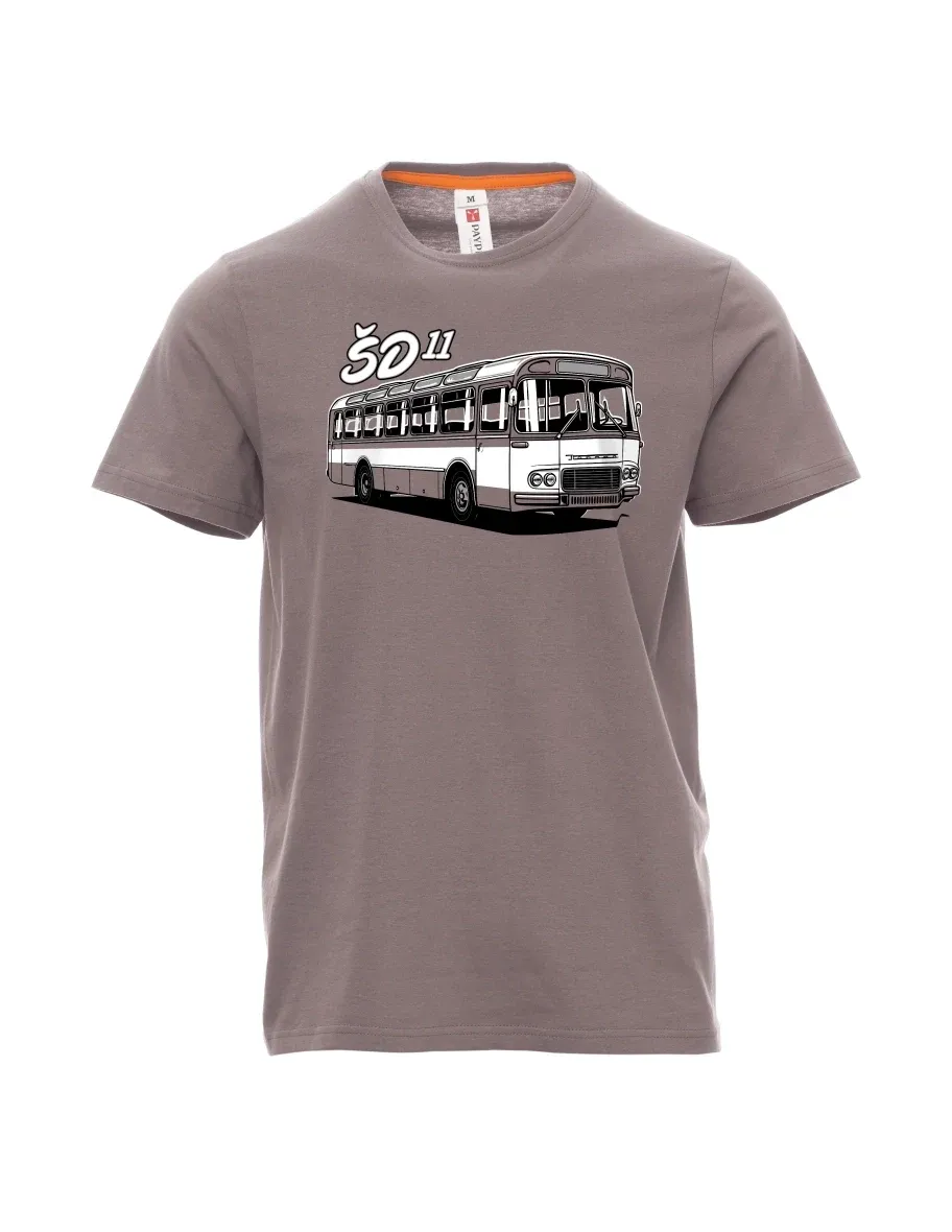 Steel gray men´s T-shirt Bus ŠD 11