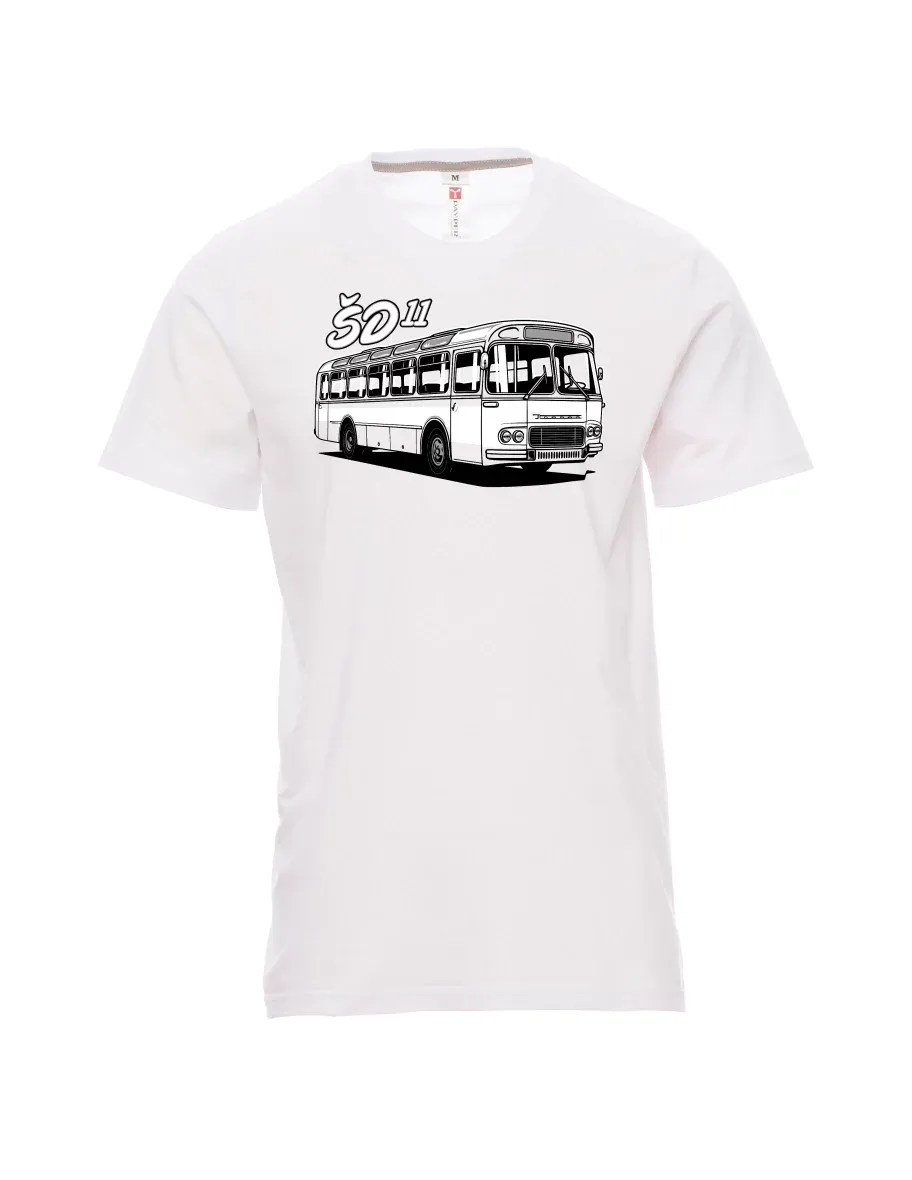 White men´s T-shirt Bus ŠD 11