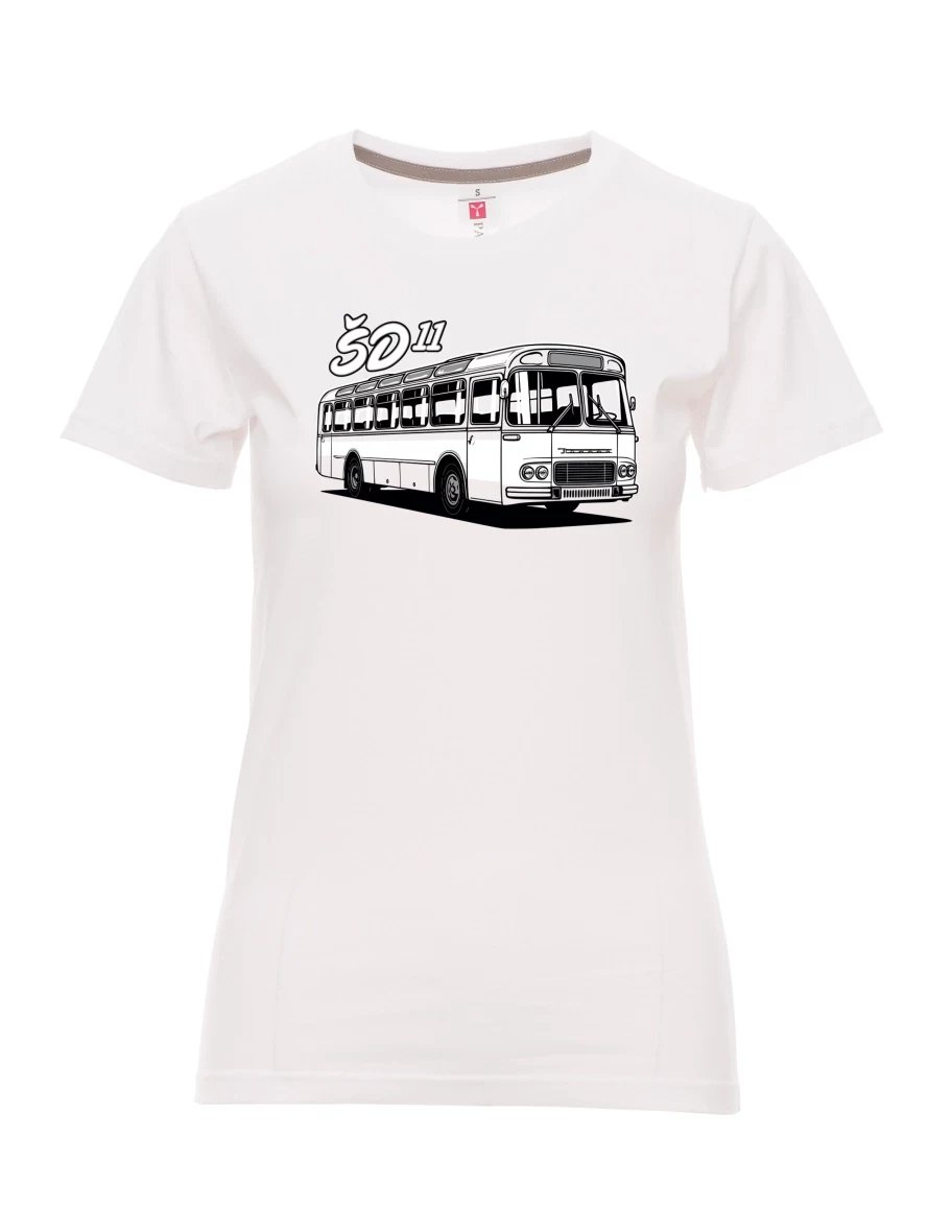 White women´s T-shirt Bus ŠD 11