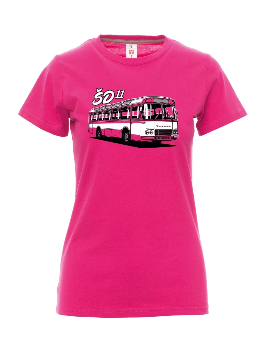 Pink women´s T-shirt Bus ŠD 11