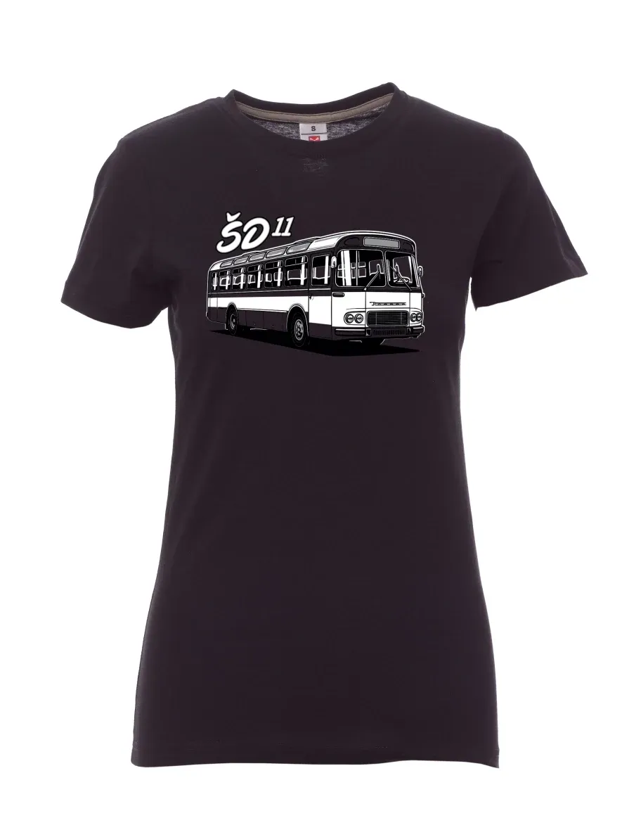White women´s T-shirt Bus ŠD 11