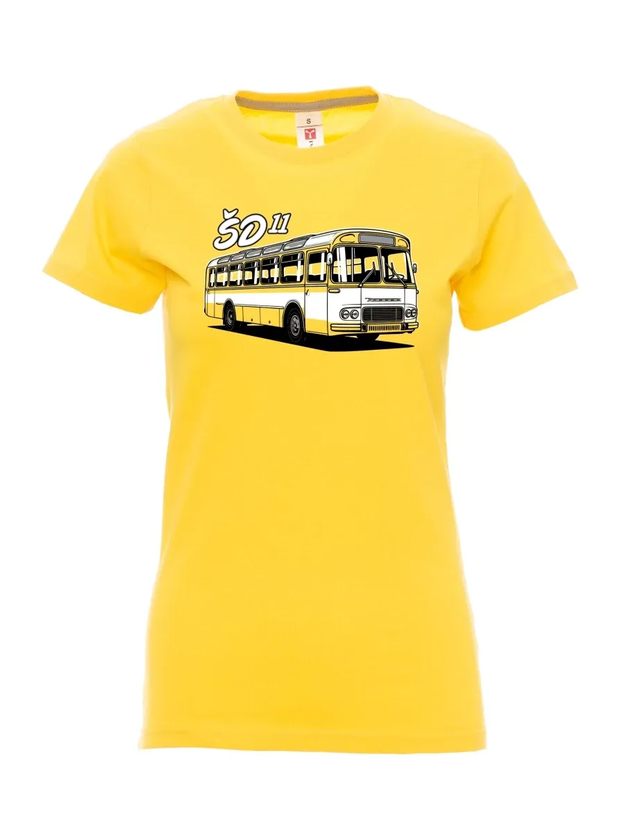Yellow women´s T-shirt Bus ŠD 11