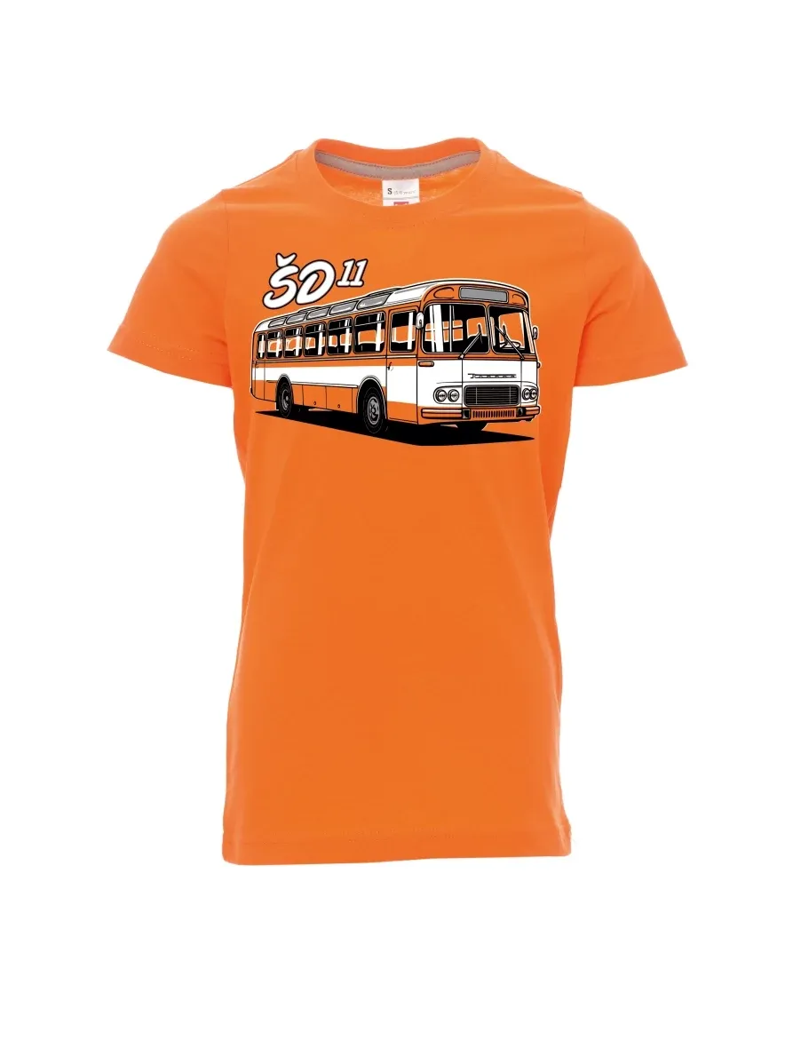 Orange children´s T-shirt Bus ŠD 11